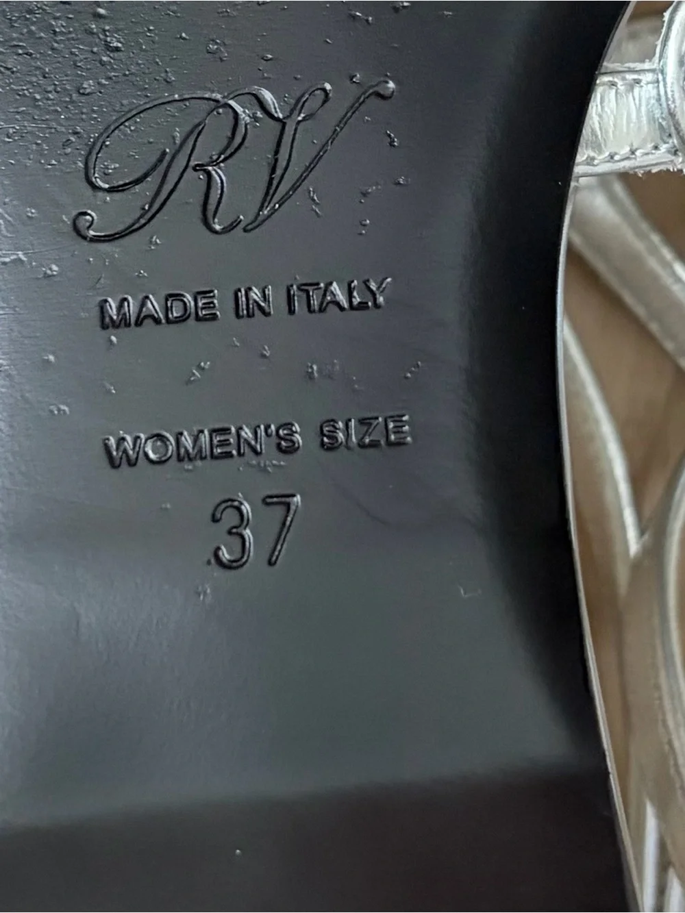 Roger Vivier Silver Sandals